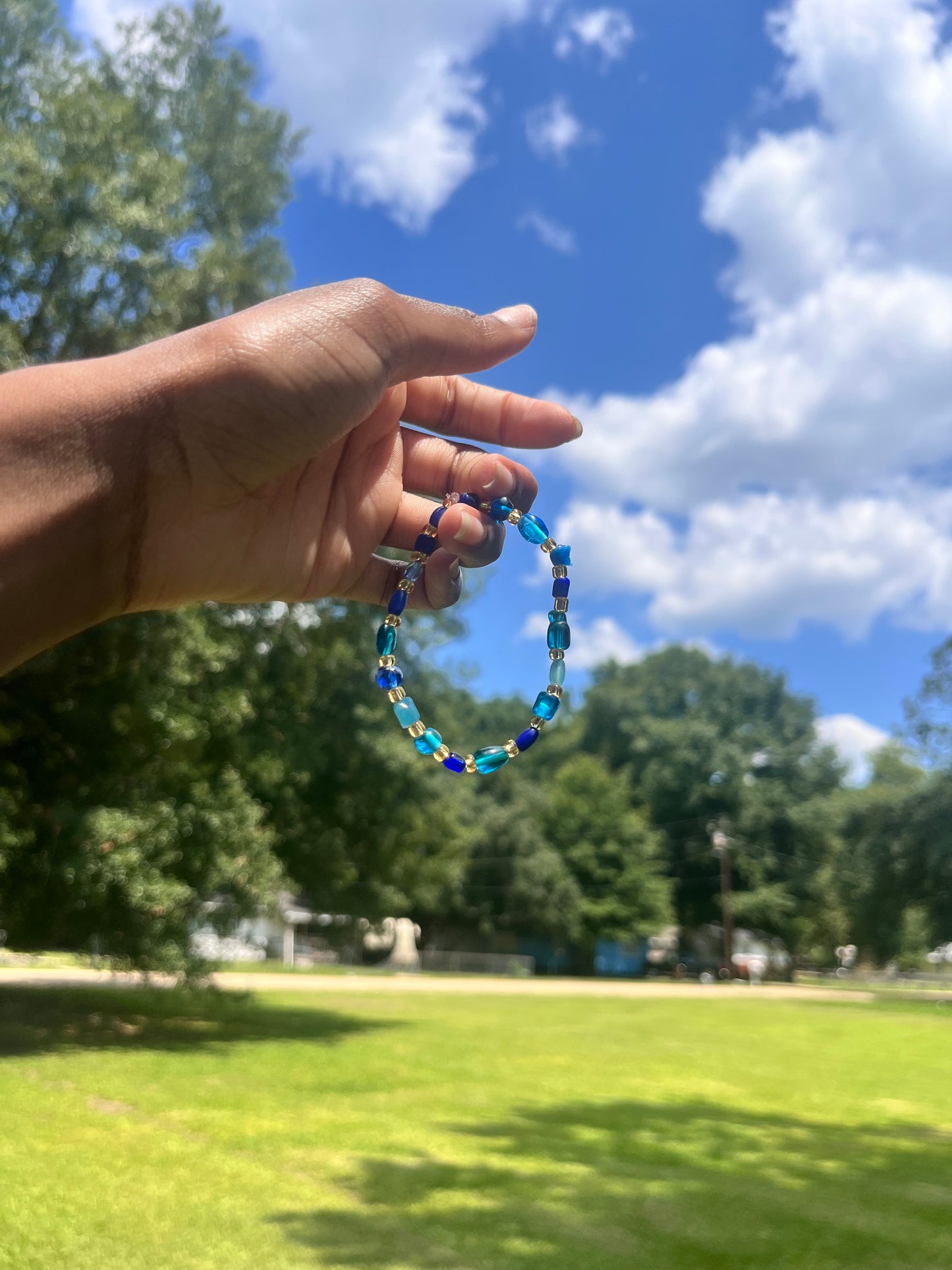 Hues of Blue Bracelets