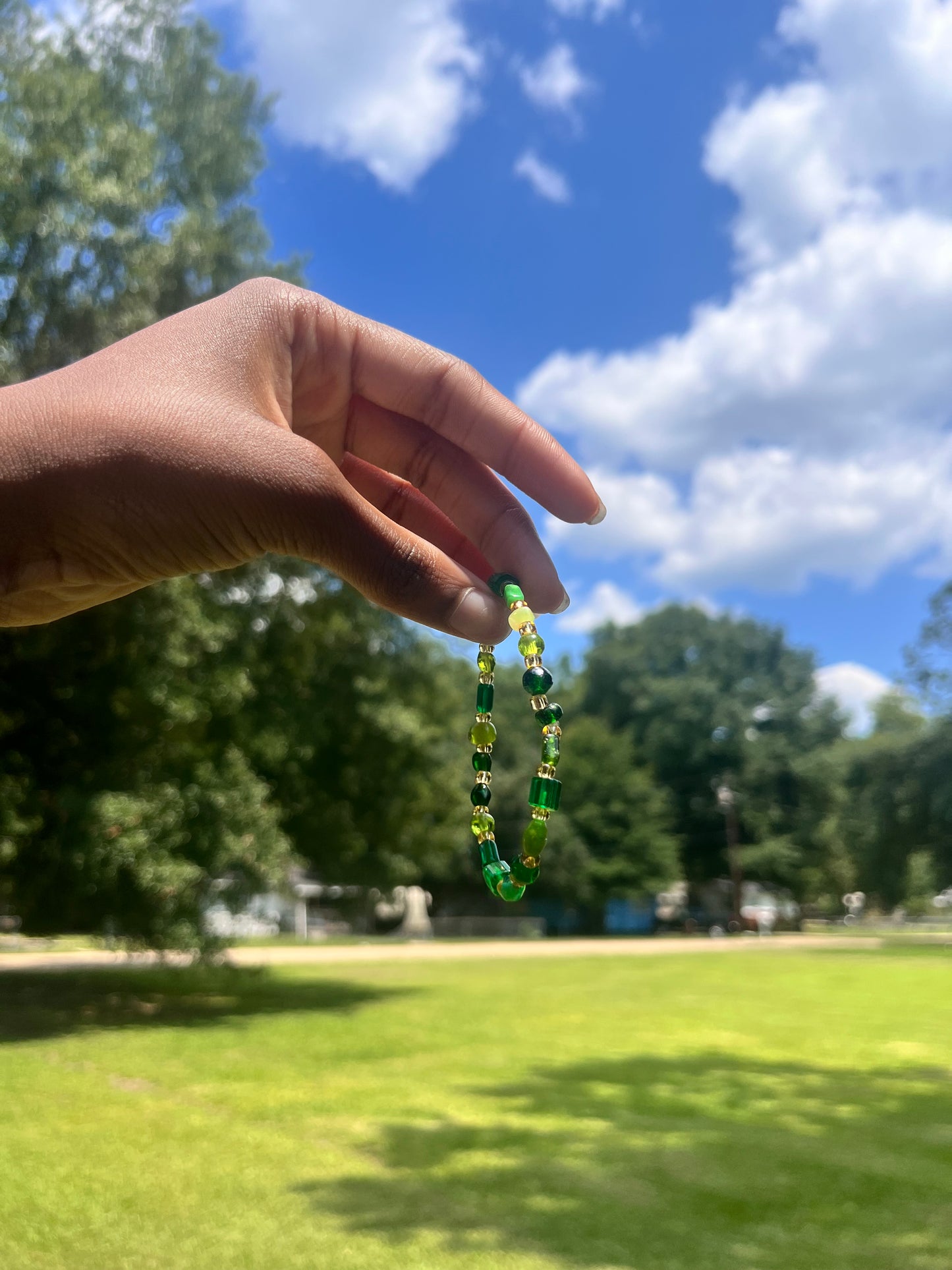 Hues of Green Bracelets