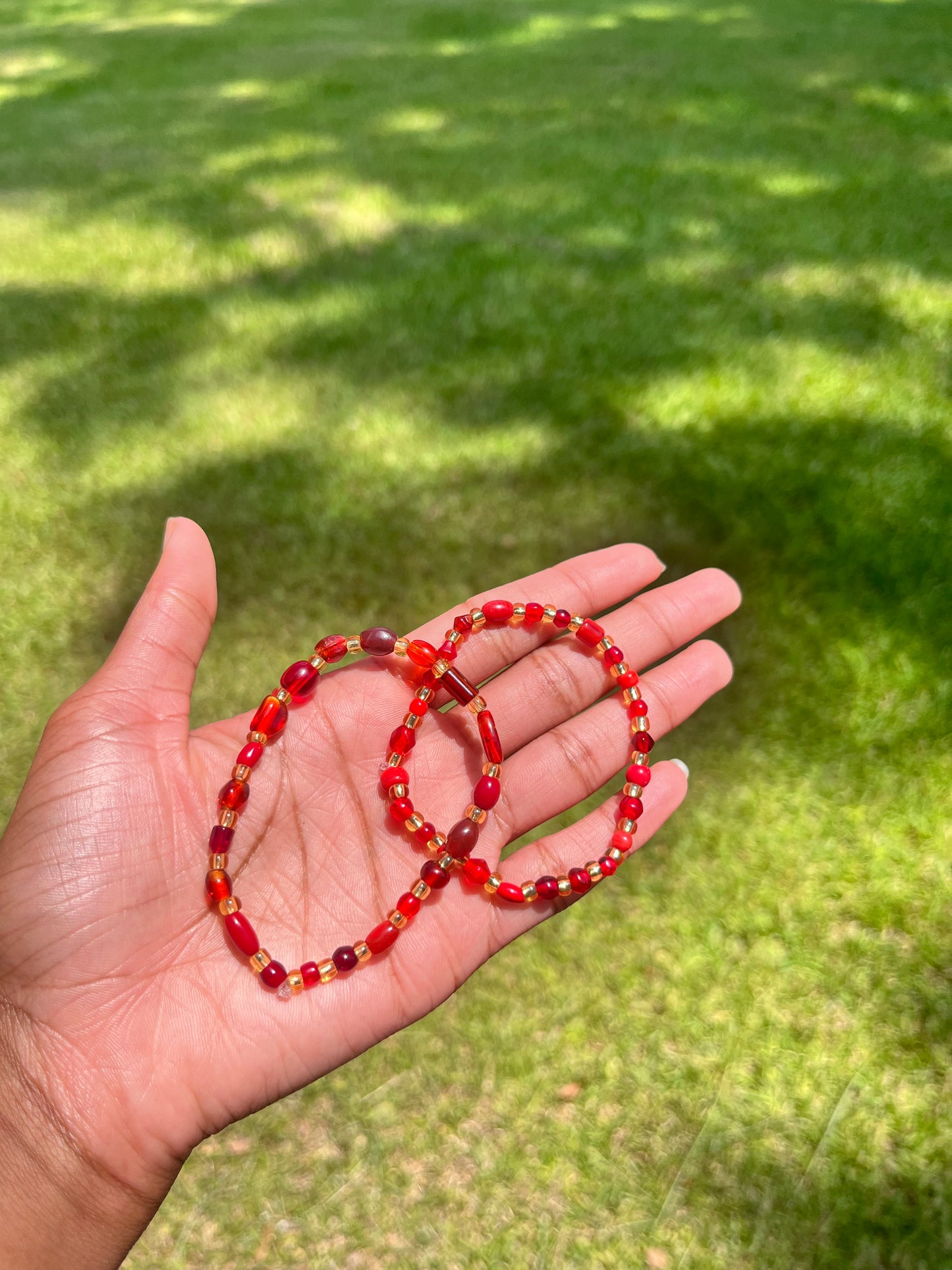 Hues of Red Bracelets