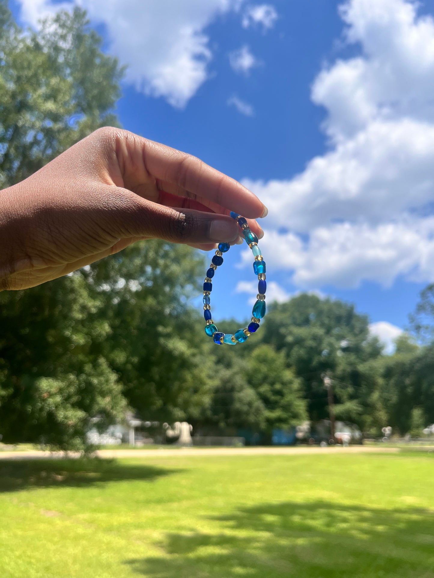 Hues of Blue Bracelets