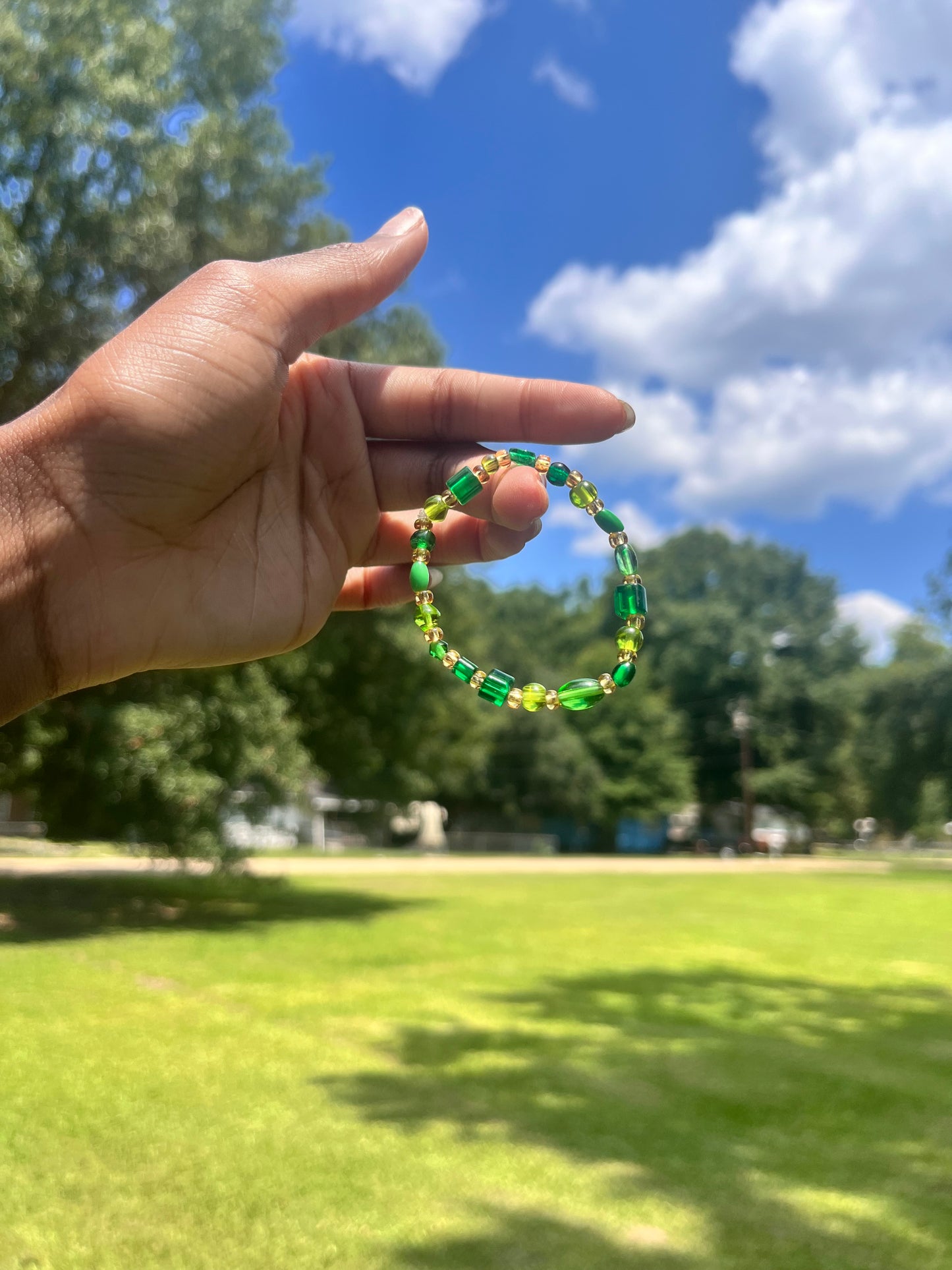 Hues of Green Bracelets