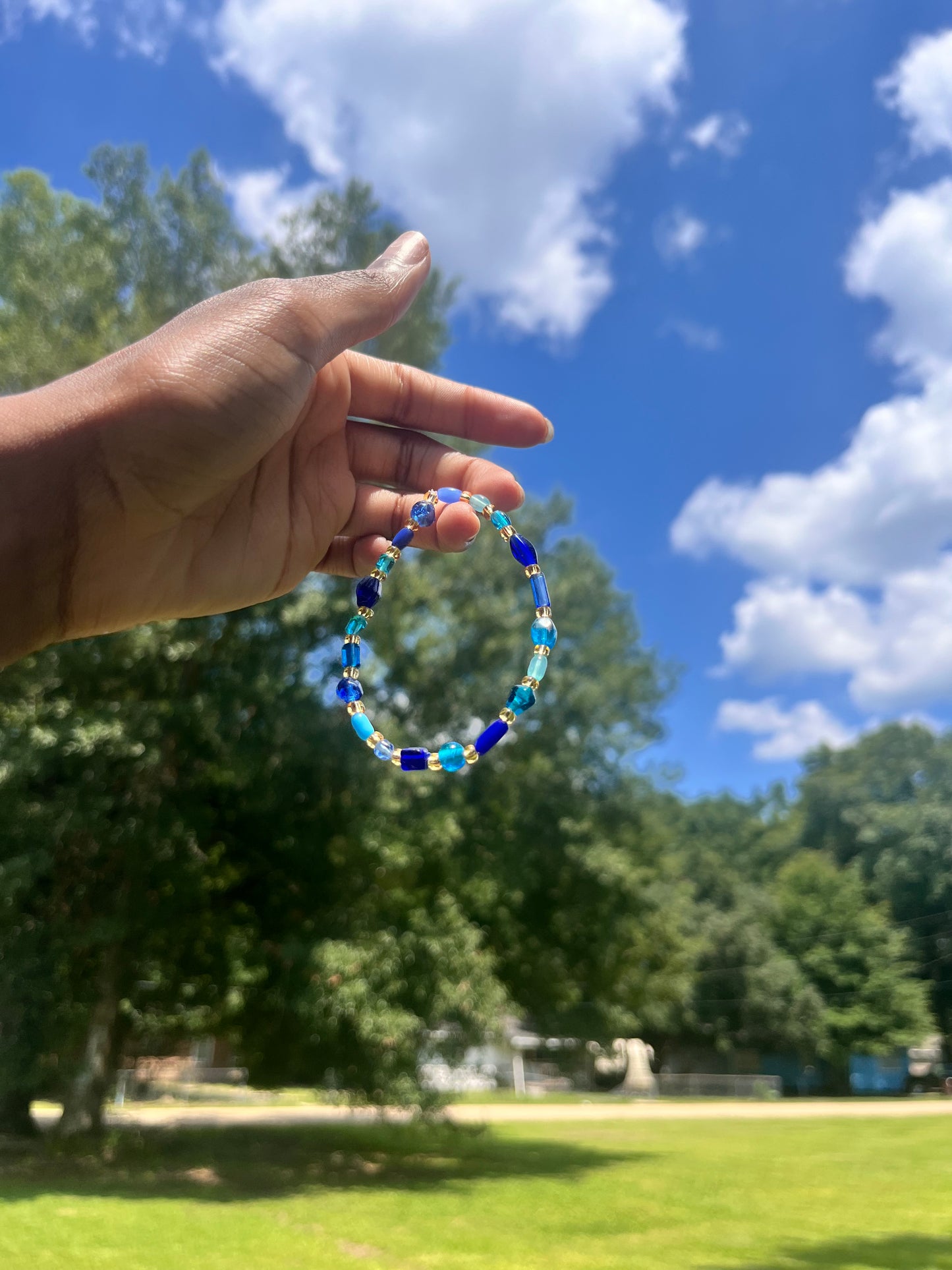 Hues of Blue Bracelets