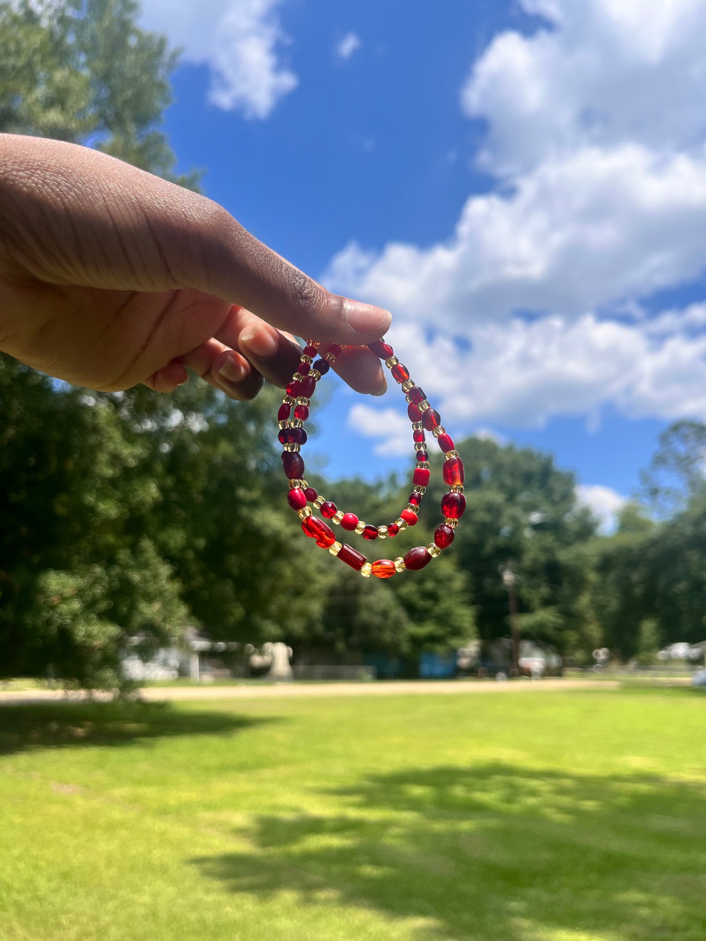 Hues of Red Bracelets