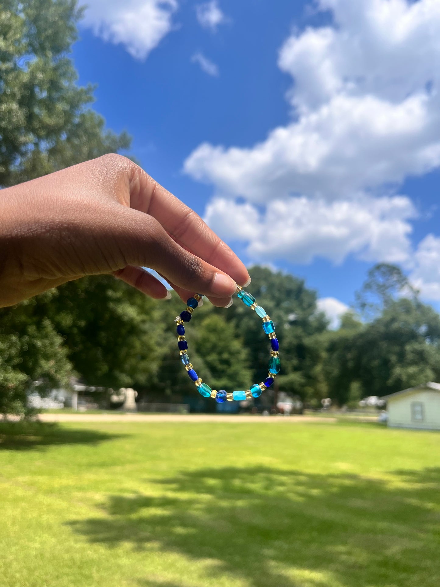 Hues of Blue Bracelets