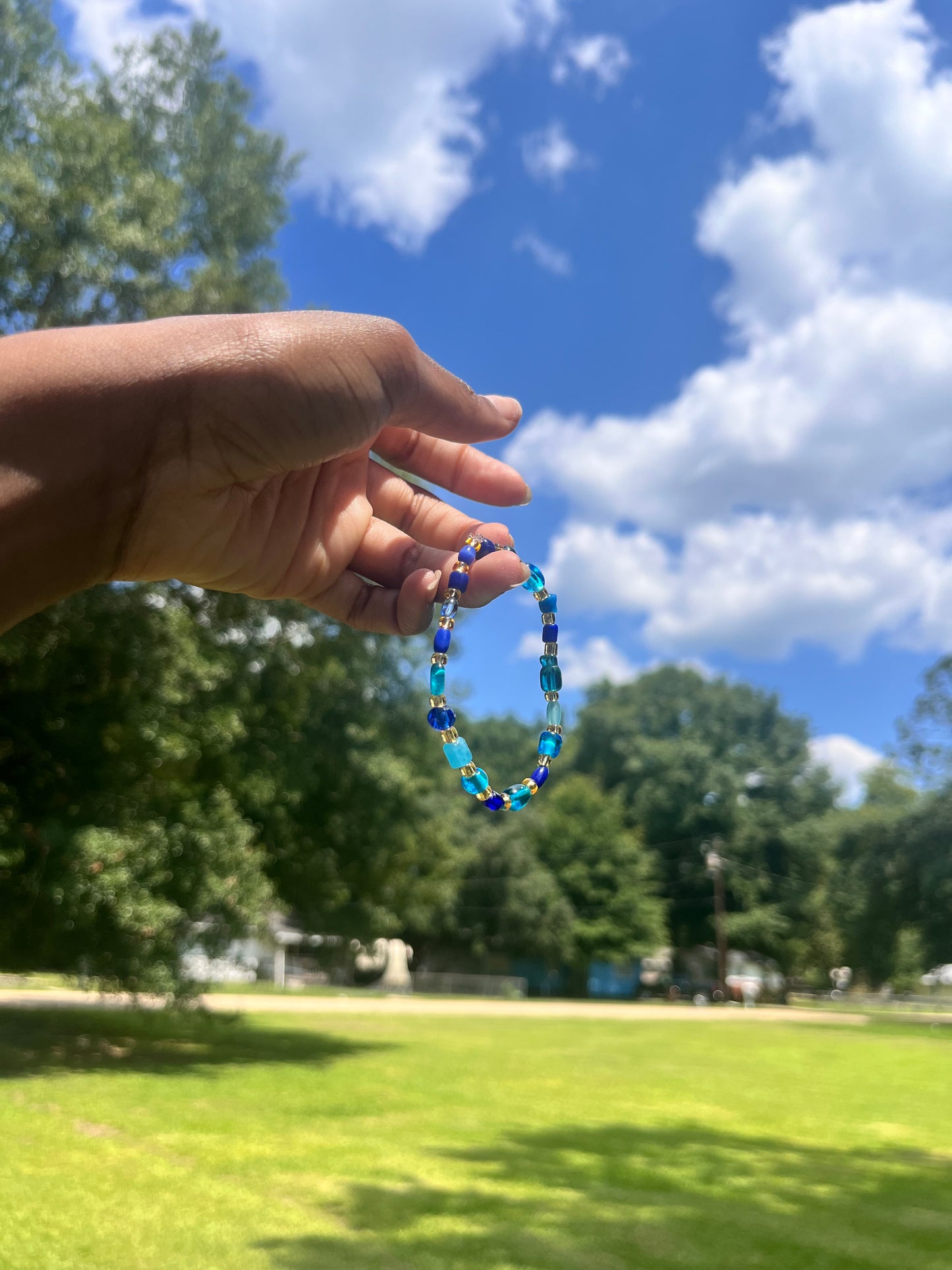 Hues of Blue Bracelets