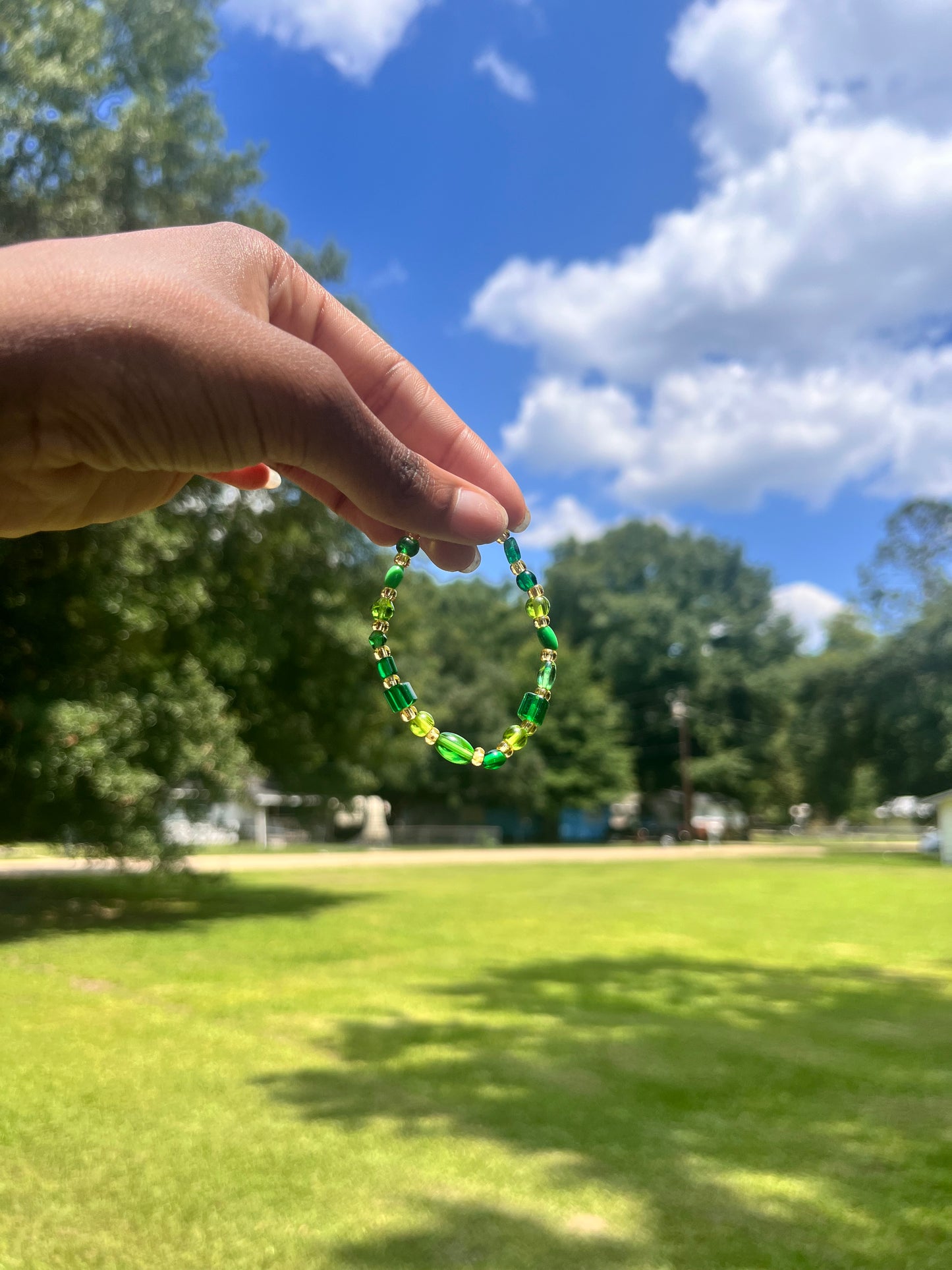 Hues of Green Bracelets