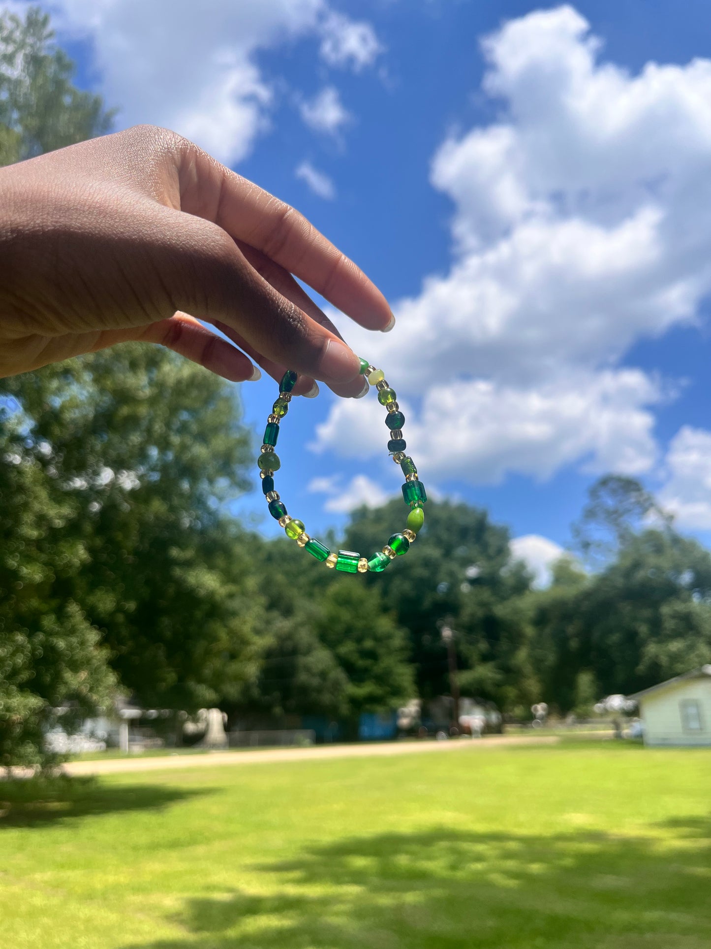 Hues of Green Bracelets