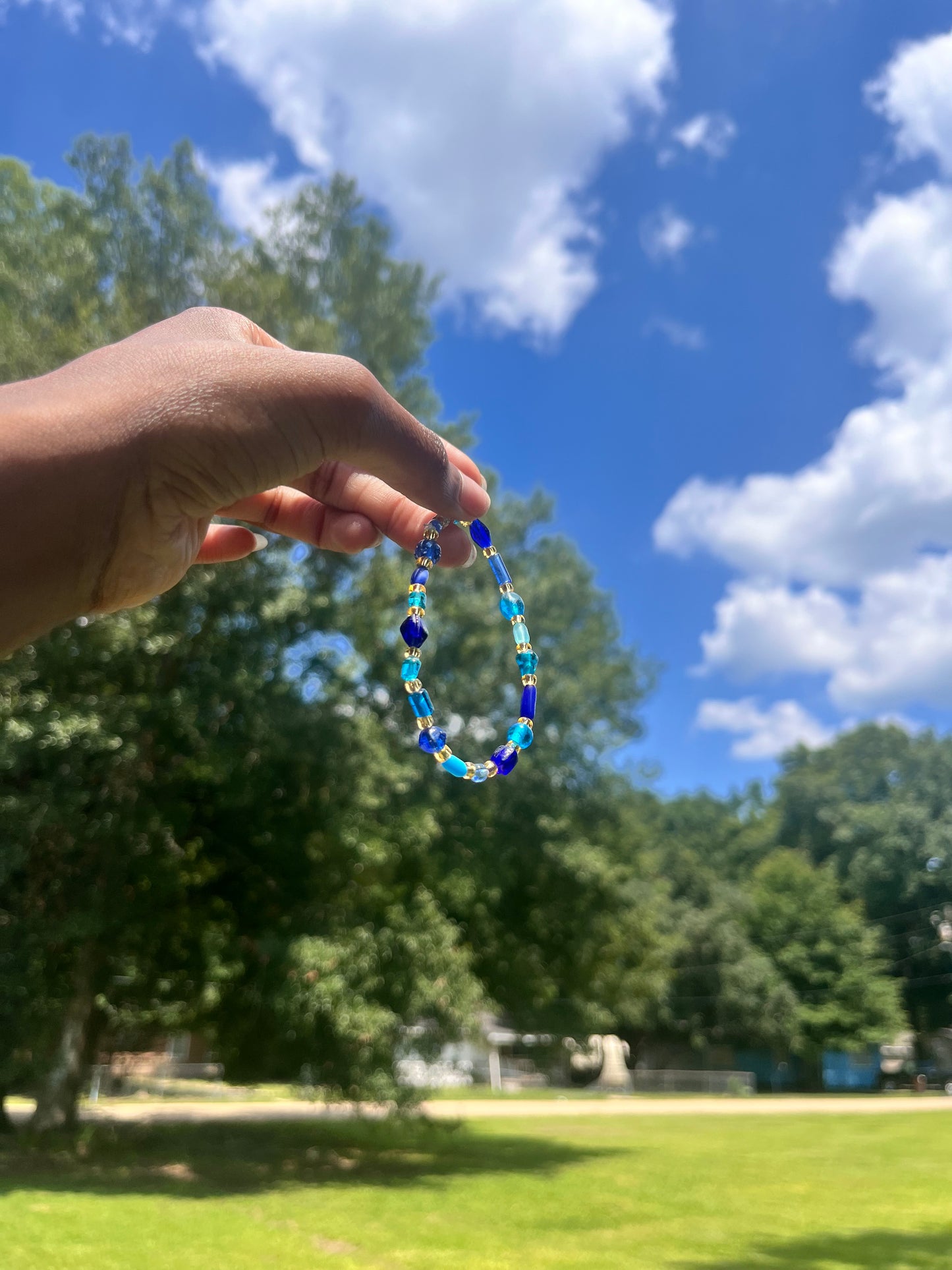 Hues of Blue Bracelets