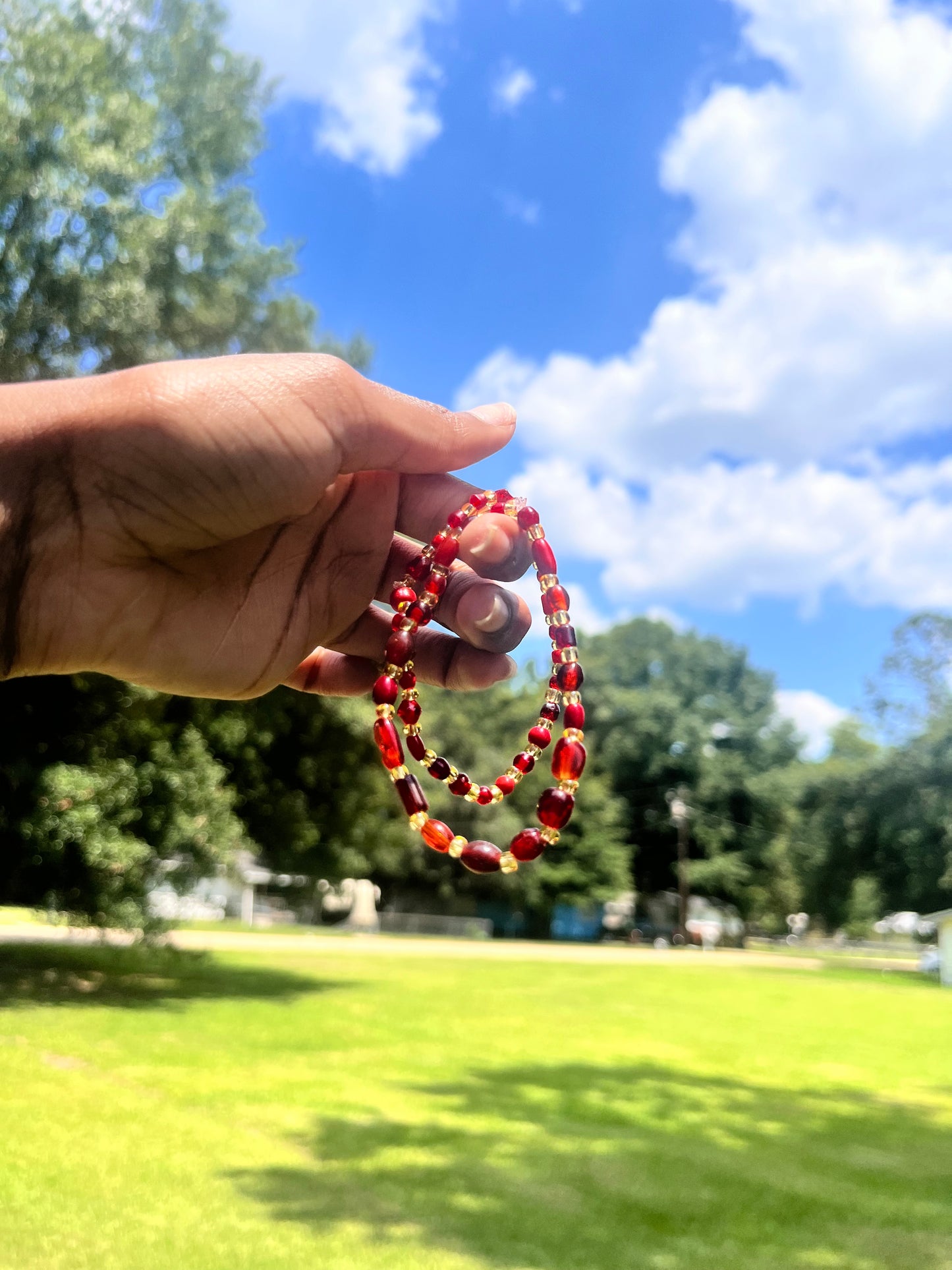 Hues of Red Bracelets