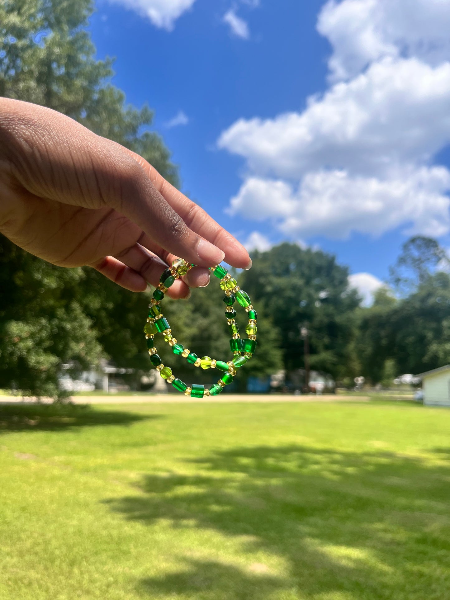 Hues of Green Bracelets