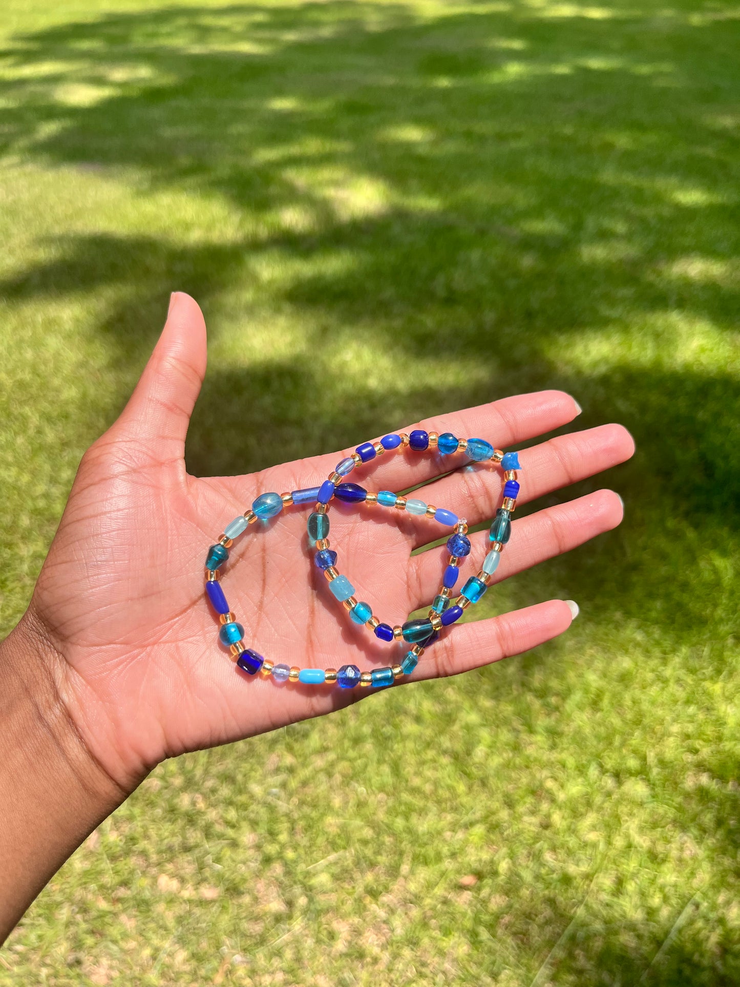 Hues of Blue Bracelets